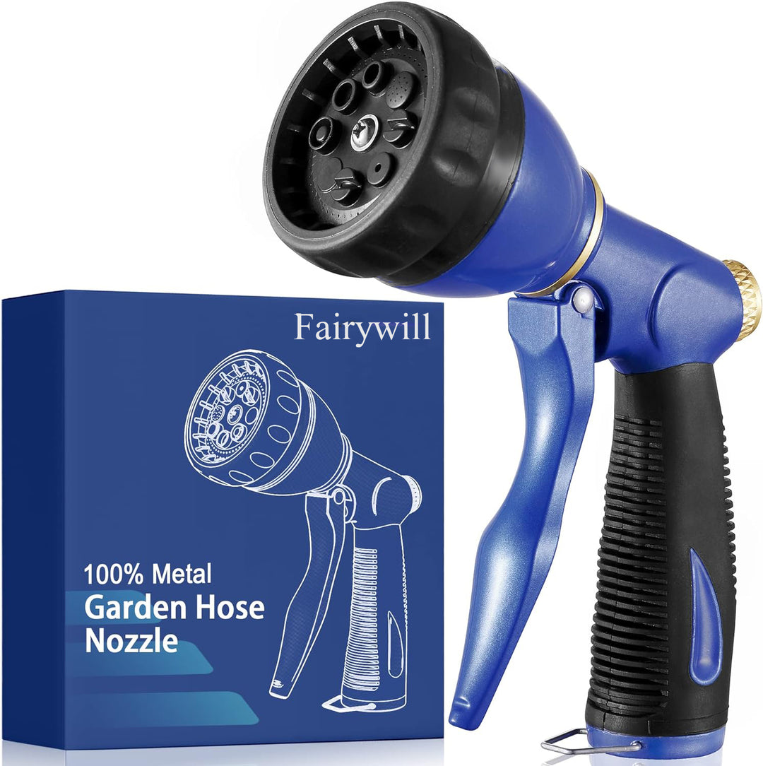 garden hose pressure sprayer Fairywill Garden Hose Nozzle Sprayer with THUMB CONTROL ON OFF VALVE -