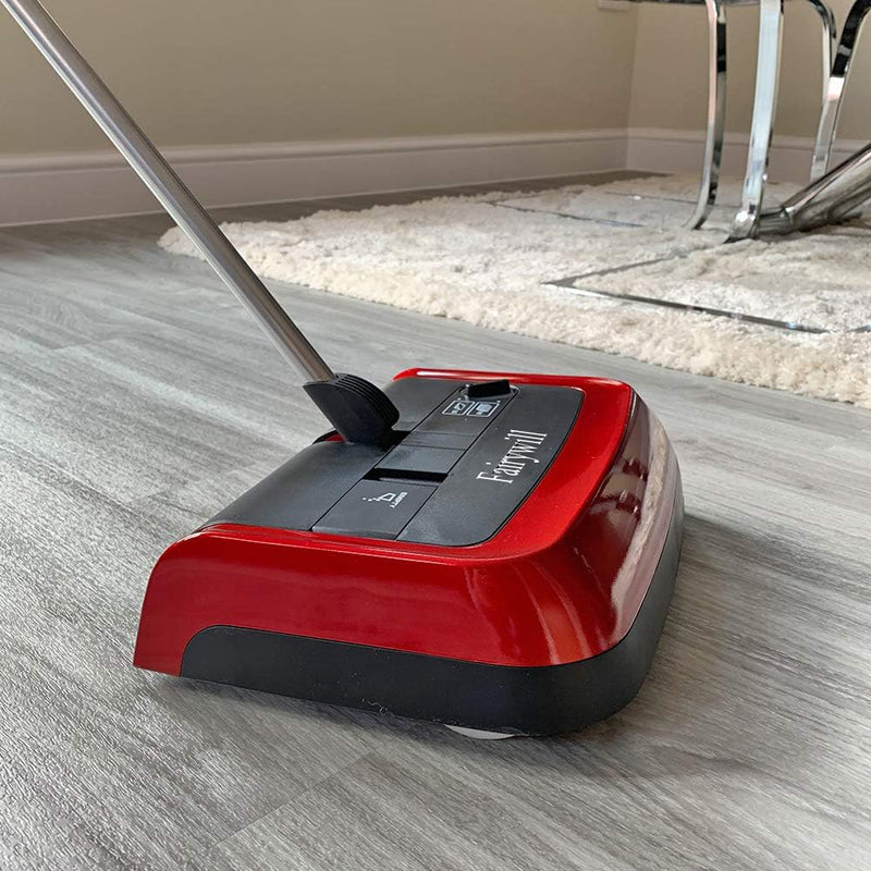 Fairywill Non-Electric Carpet Sweepers&Sweeper - Sweeping path - Lightweight - Ideal for sweeping up debris - Suitable for carpets and hard floor surfaces