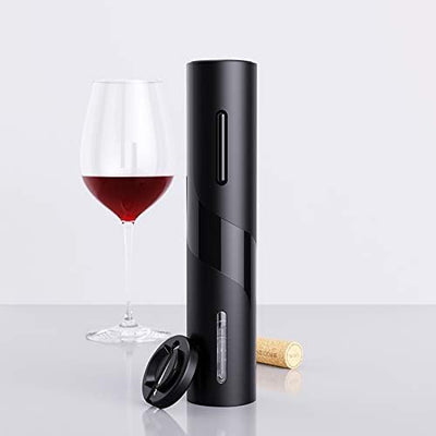 Fairywill Electric Wine Opener, Opening Bottles Fast, Easy Carry Black