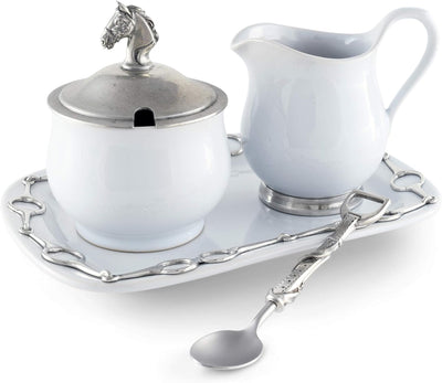 Fairywill Coffee Services in the Nature of Tableware, Lidded Bowl, Decorative Handle Sugar Spoon and Tray for Coffee and Tray