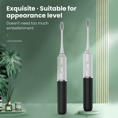 Fairywill Electric Toothbrush, Upgrade Split Combination Toothbrushes, Sonic Rechargeable Power Toothrush for Adults with 4 Brush Heads, 5 Modes and 2 Minutes Build in Smart Timer, Black & White