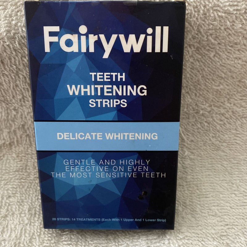 28 Fairywill Teeth Whitening Strips for Sensitive Teeth Dental Whitener Strips