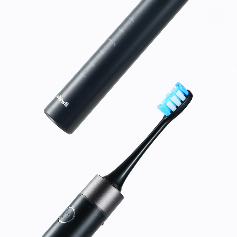 P80 Pressure Sensor Electric Toothbrush with 8 Brush Heads