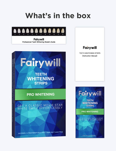Fairywill 28 Pcs Teeth Whitening Strips