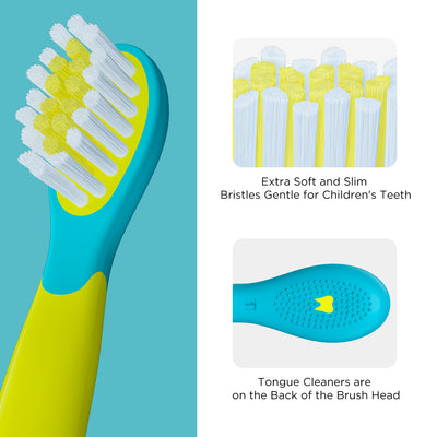 Brush Heads 4 Pcs for Fairywill 2001 Kids Electric Toothbrush - Fairywill