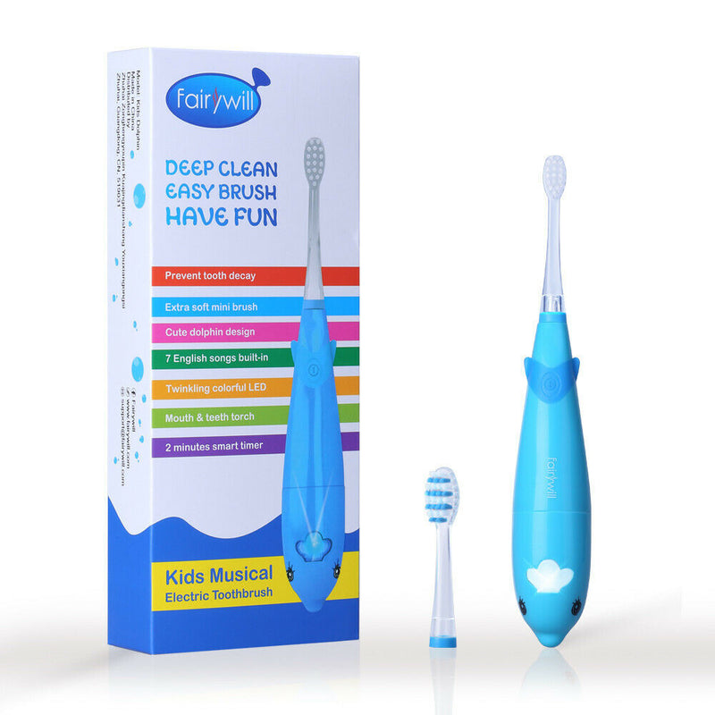 Fairywill Electric Toothbrush for Kids , Mode 921 BLUE